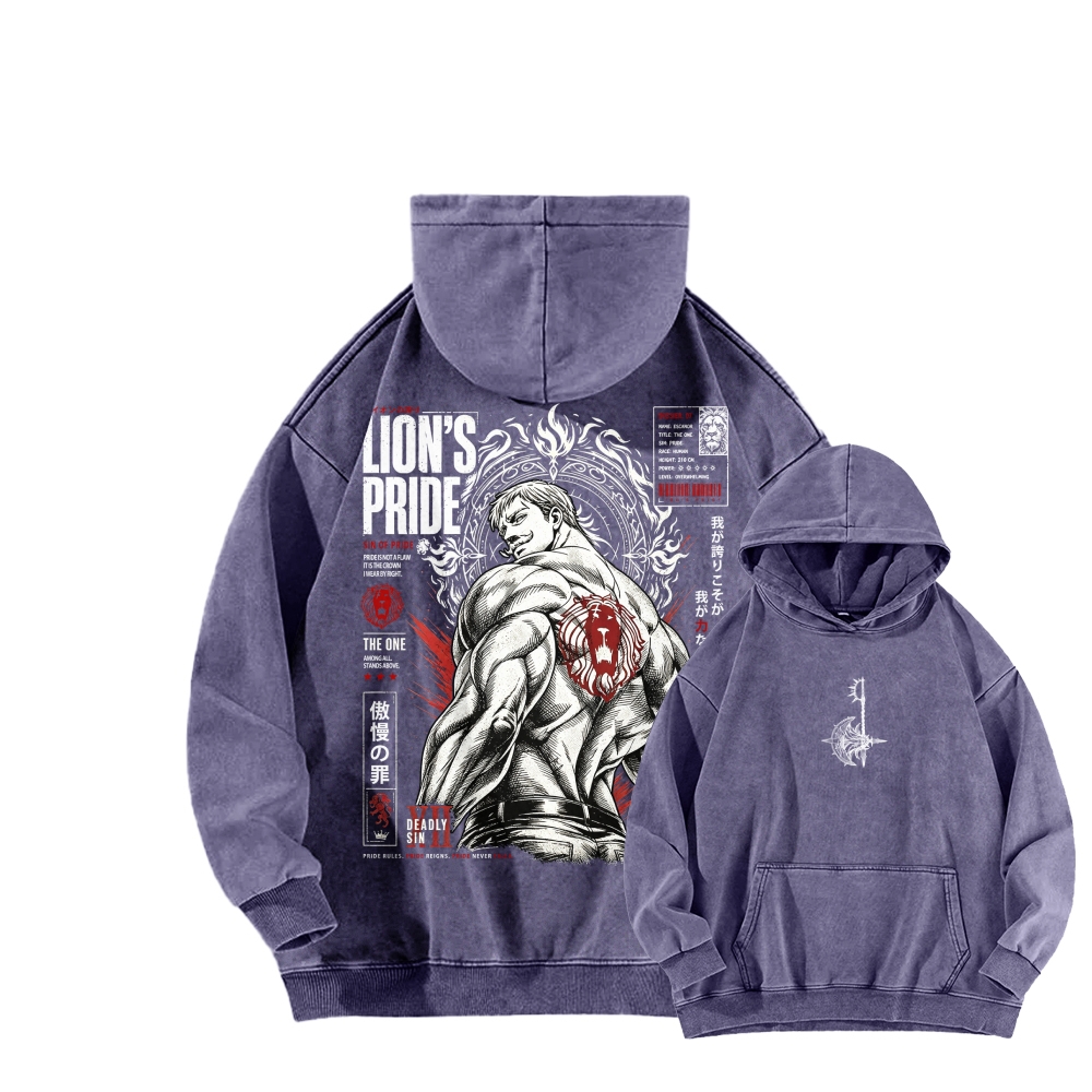 Unisex washed sweatshirts