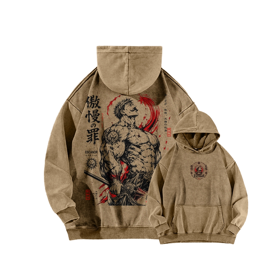 Unisex washed sweatshirts