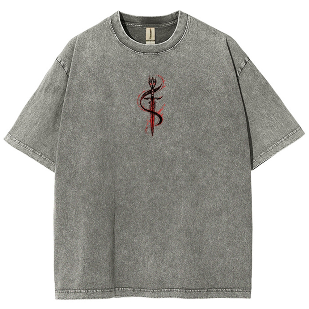 Solo-Leveling Washed T-shirt 2608007380