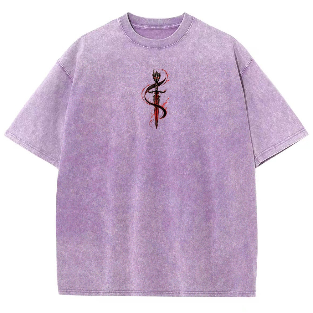 Solo-Leveling Washed T-shirt 2608007380