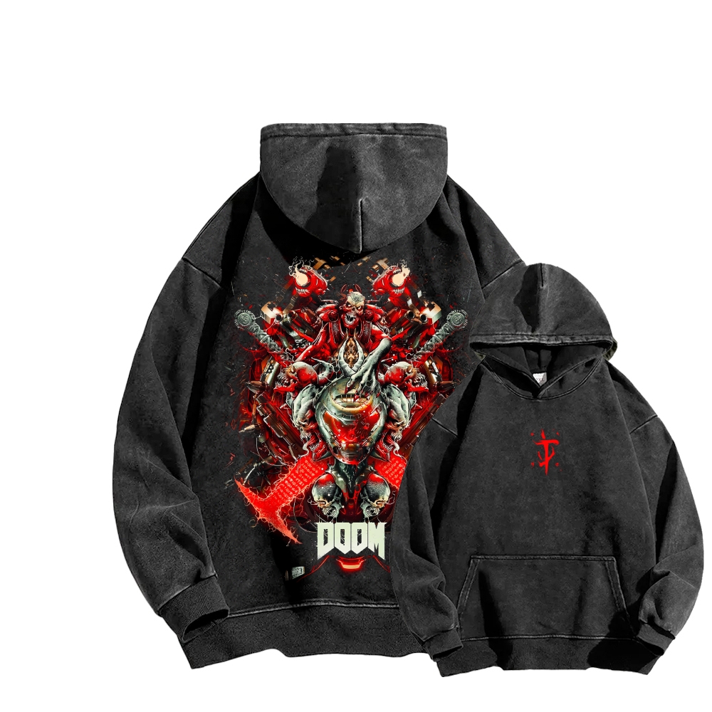 DOOM Unisex washed sweatshirts