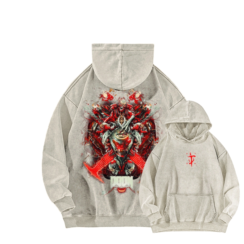 DOOM Unisex washed sweatshirts
