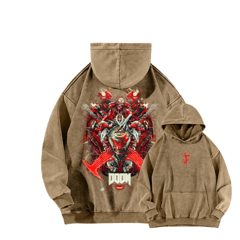 DOOM Unisex washed sweatshirts