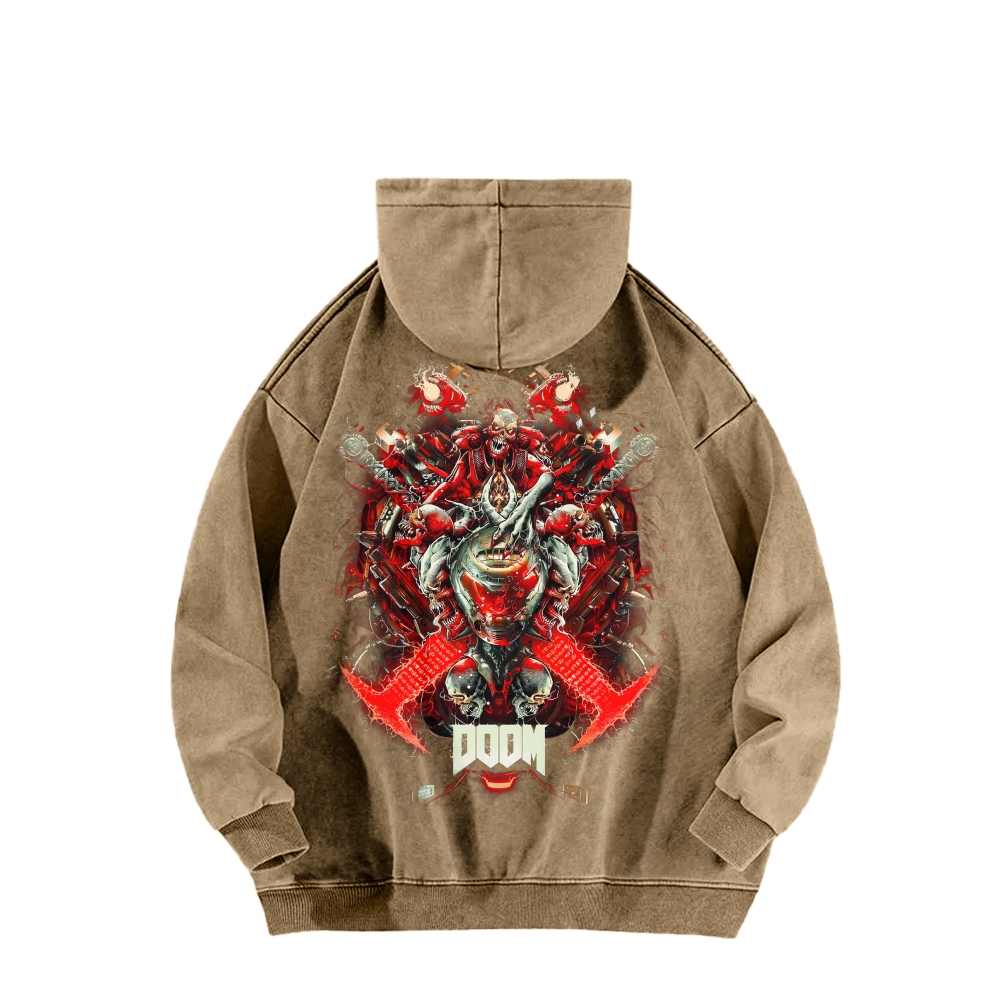 DOOM Unisex washed sweatshirts