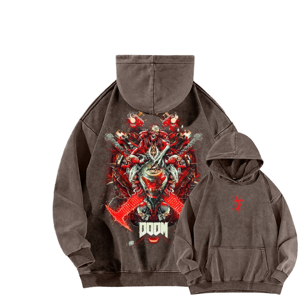 DOOM Unisex washed sweatshirts