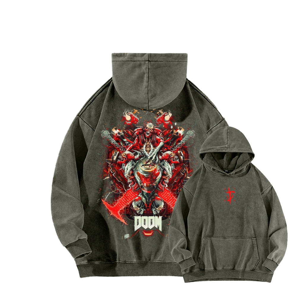 DOOM Unisex washed sweatshirts
