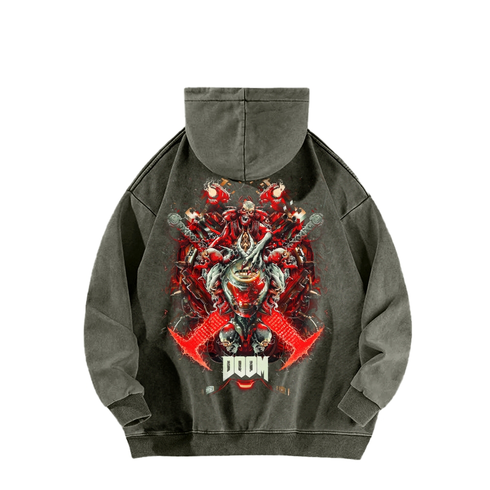 DOOM Unisex washed sweatshirts