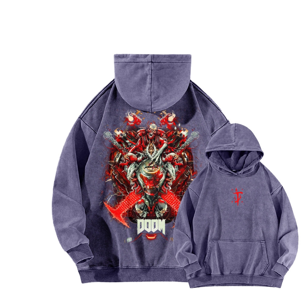 DOOM Unisex washed sweatshirts