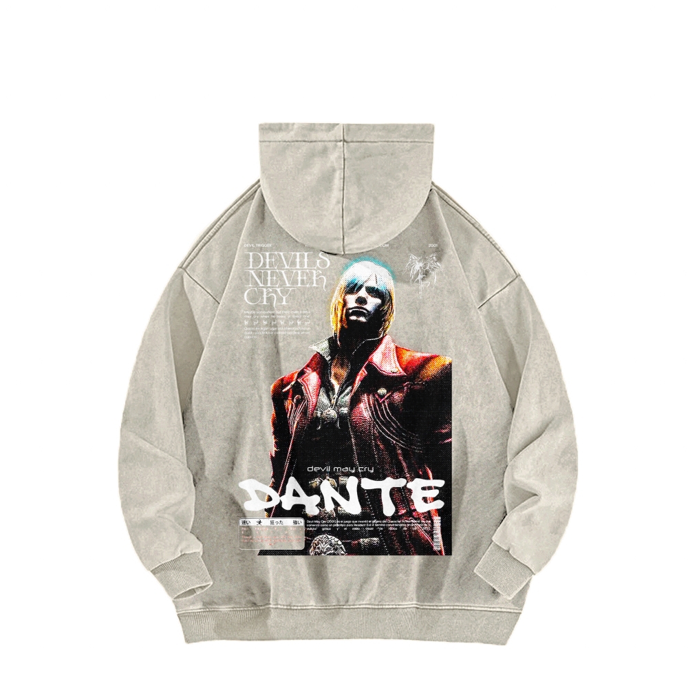 Devil May Cry Unisex washed sweatshirts