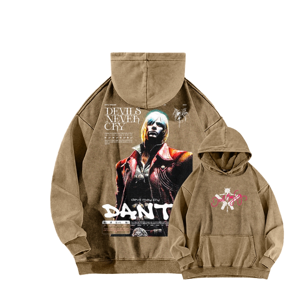 Devil May Cry Unisex washed sweatshirts