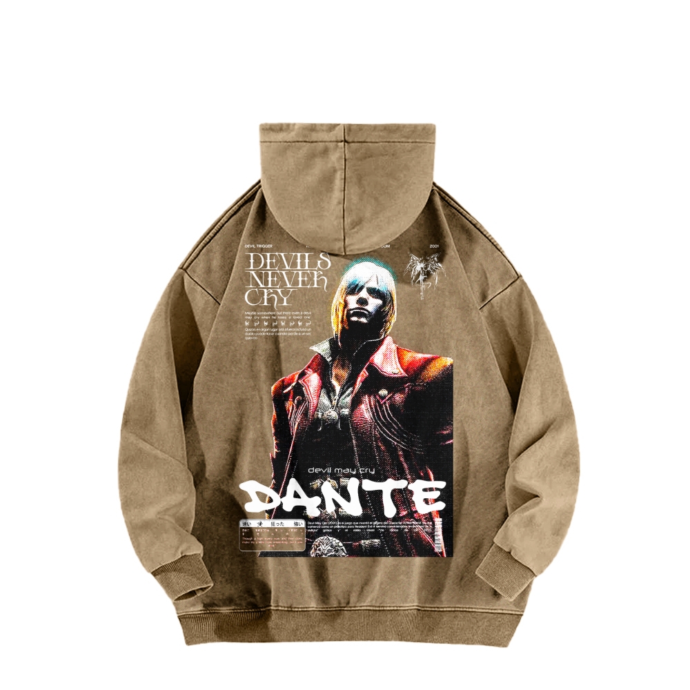 Devil May Cry Unisex washed sweatshirts