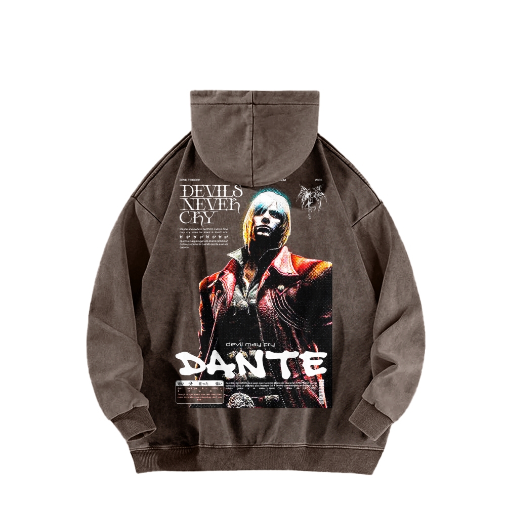 Devil May Cry Unisex washed sweatshirts