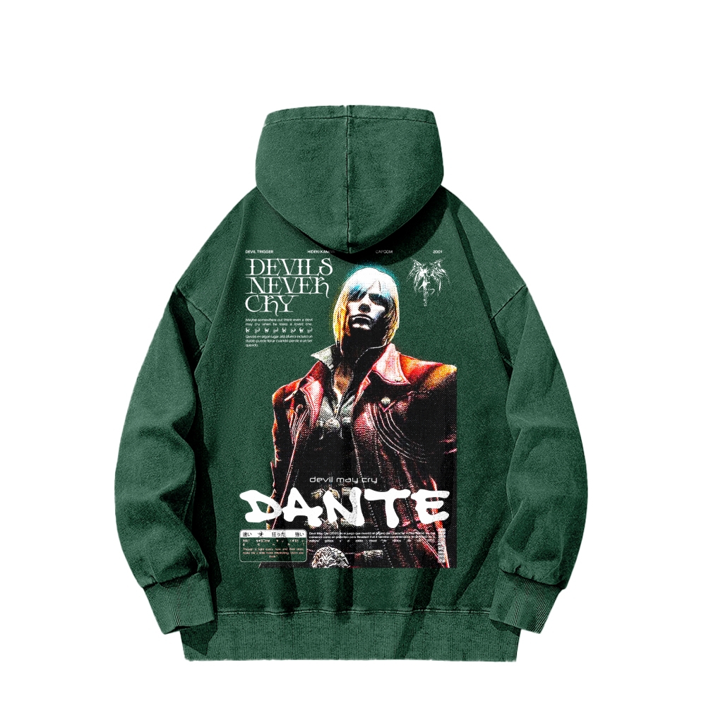 Devil May Cry Unisex washed sweatshirts
