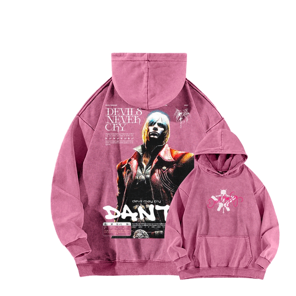 Devil May Cry Unisex washed sweatshirts