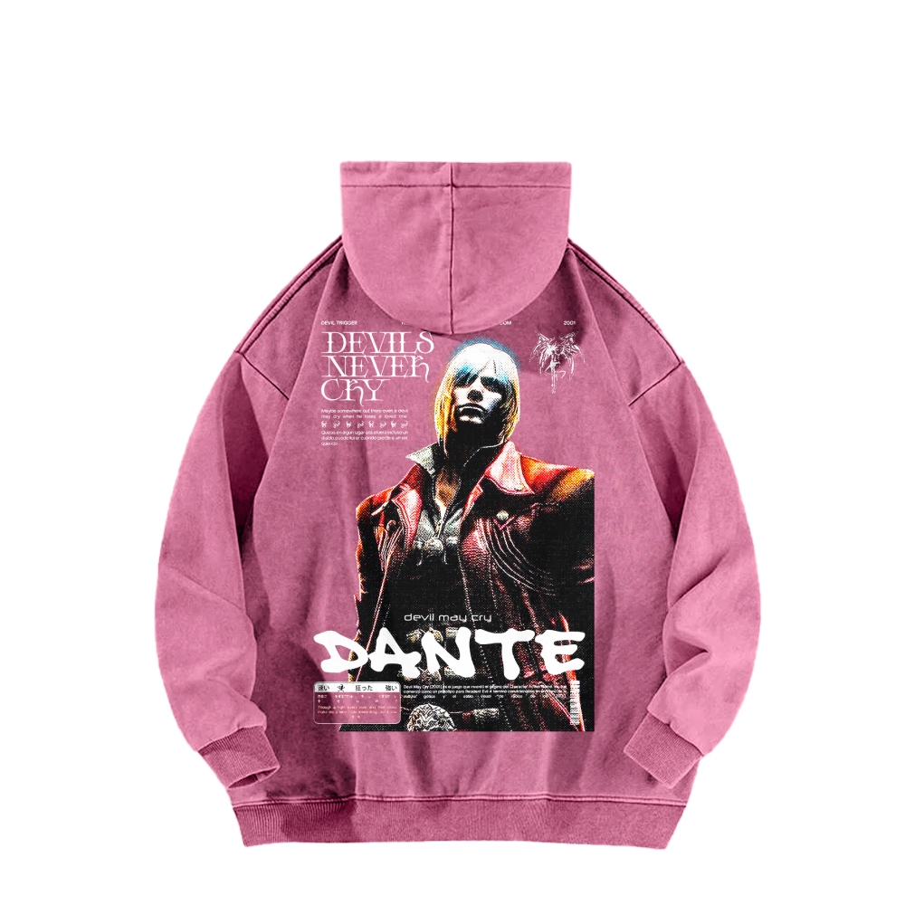 Devil May Cry Unisex washed sweatshirts