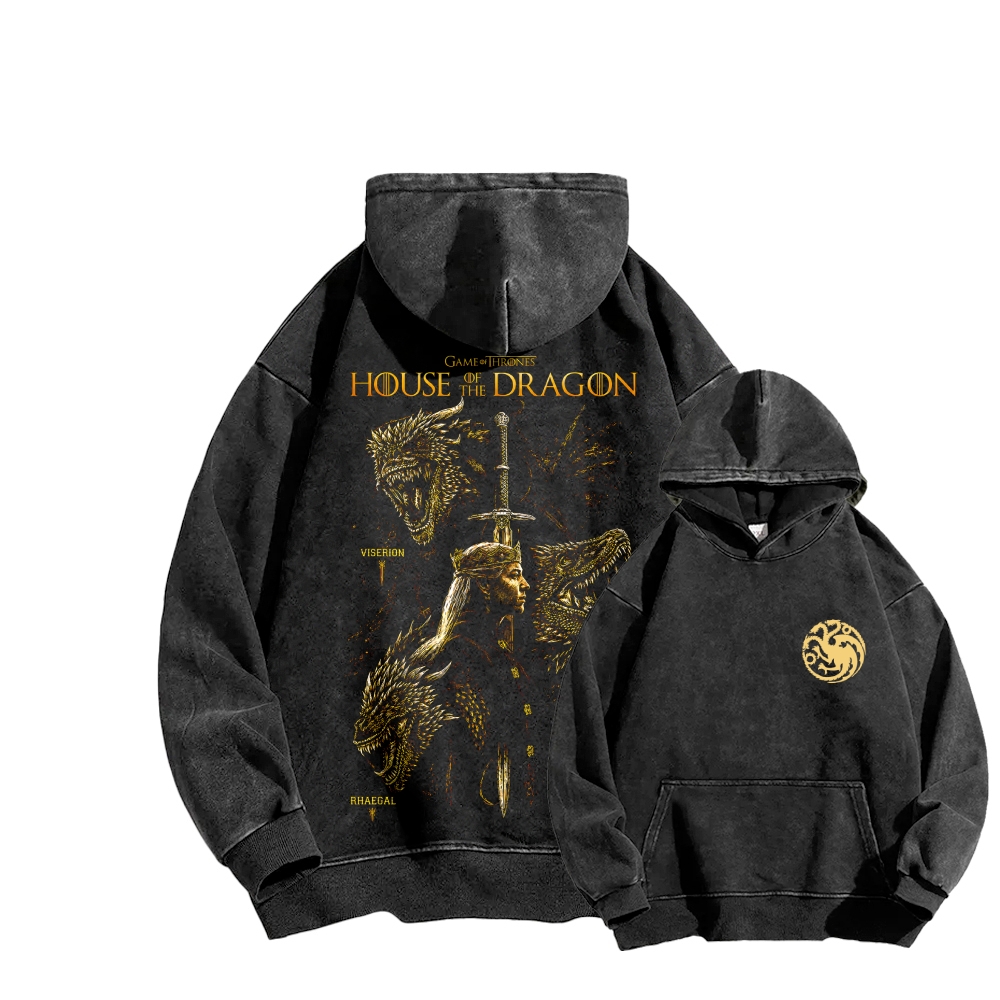 House of the Dragon Unisex washed sweatshirts