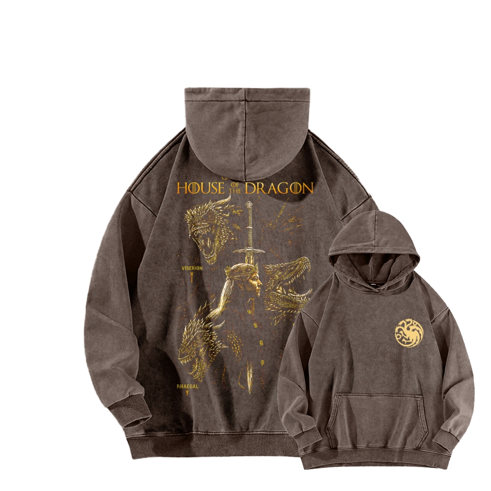 House of the Dragon Unisex washed sweatshirts