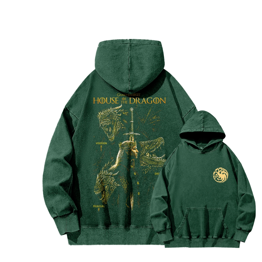 House of the Dragon Unisex washed sweatshirts