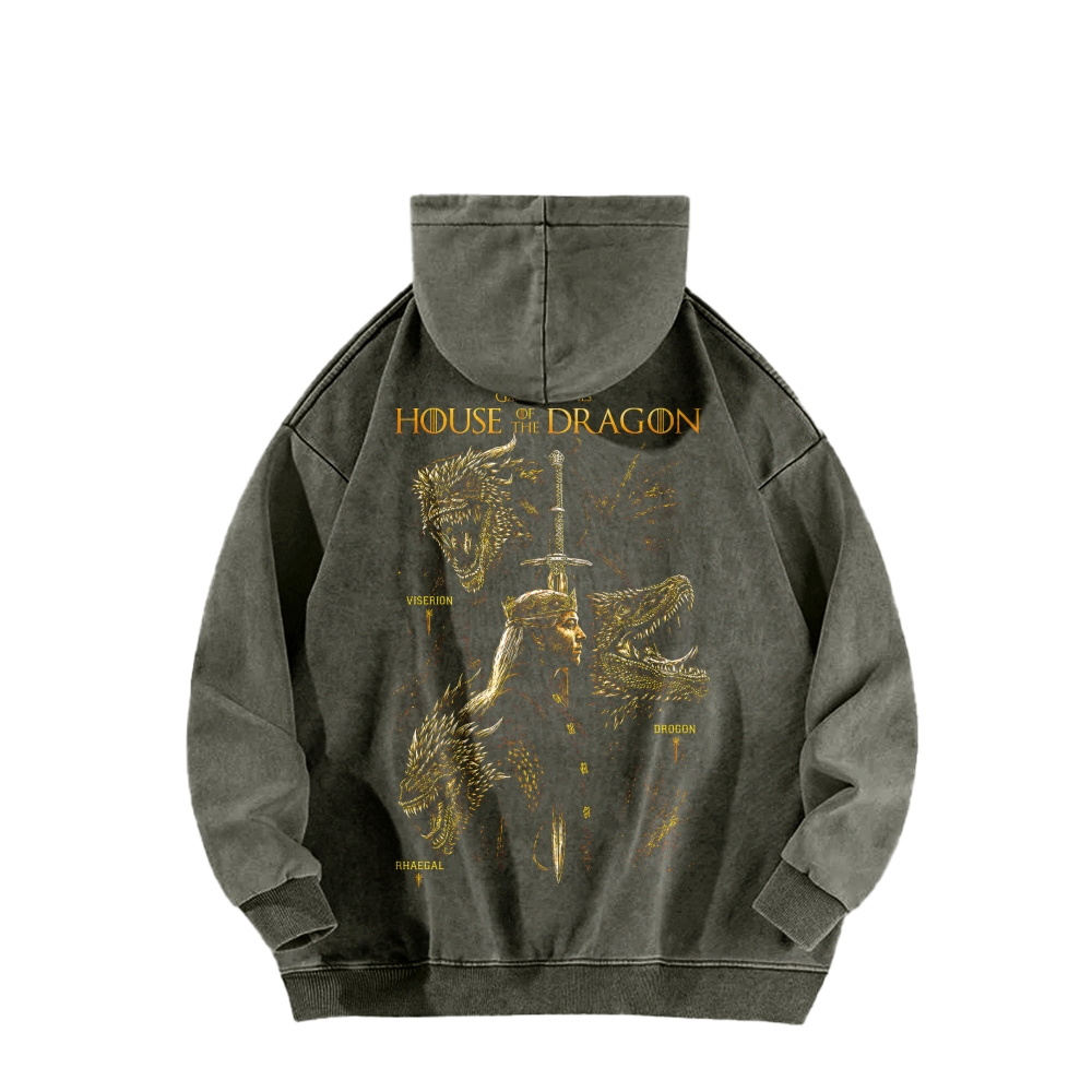House of the Dragon Unisex washed sweatshirts