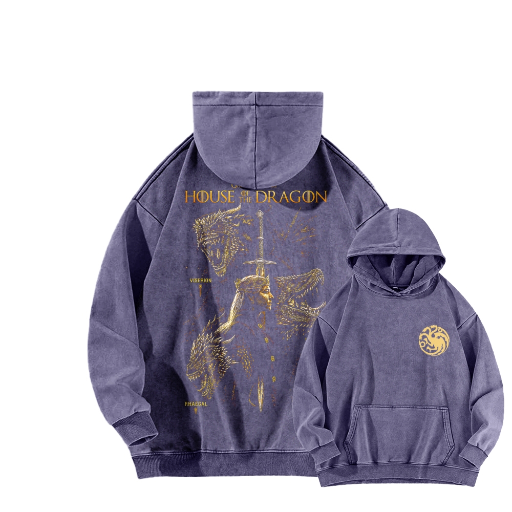 House of the Dragon Unisex washed sweatshirts