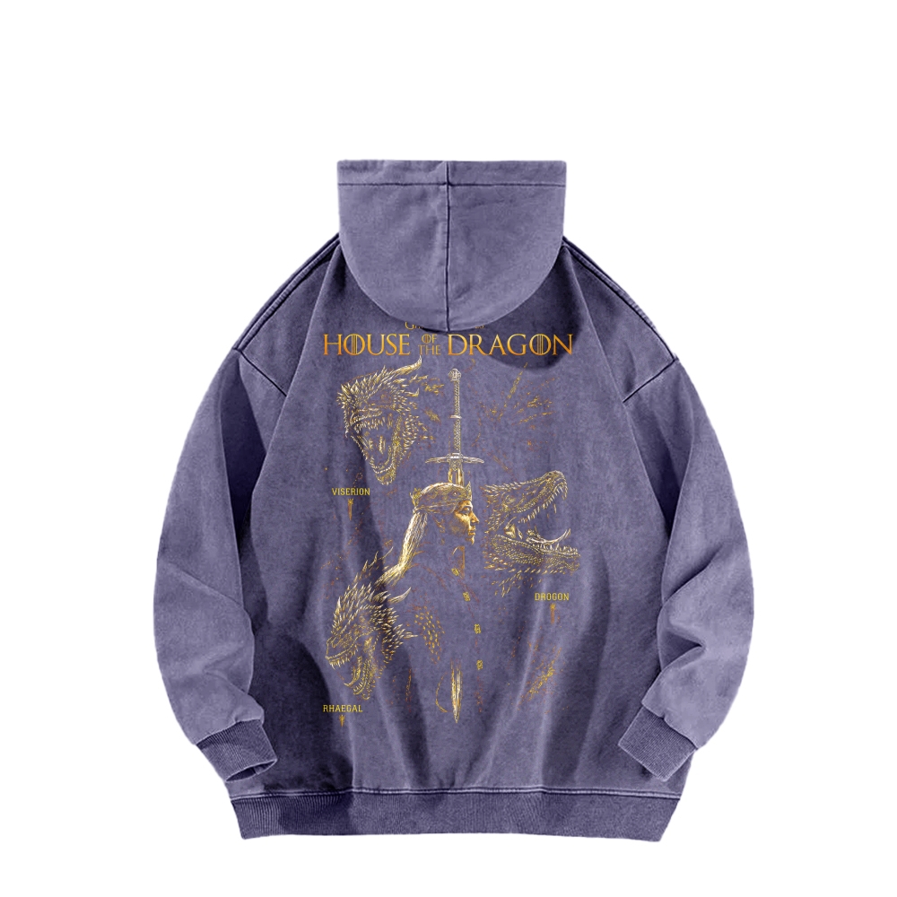House of the Dragon Unisex washed sweatshirts