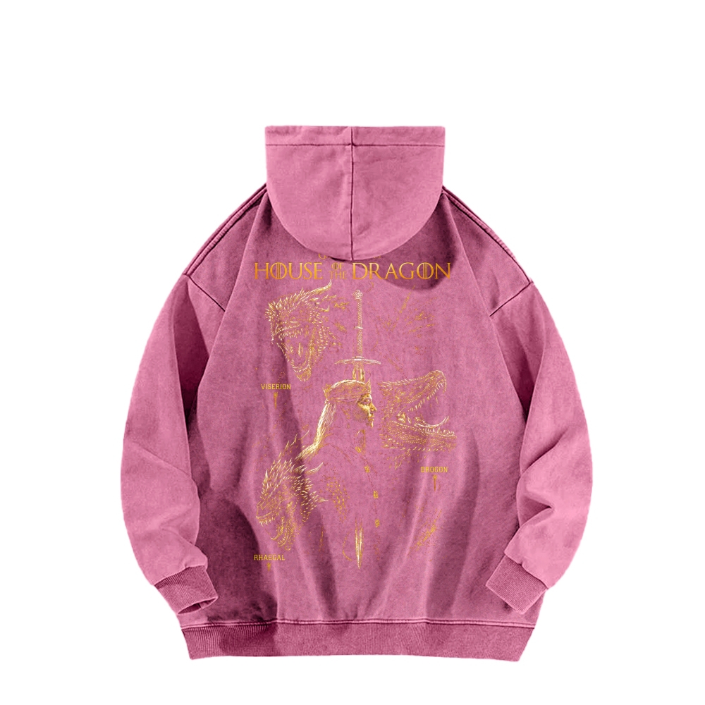 House of the Dragon Unisex washed sweatshirts