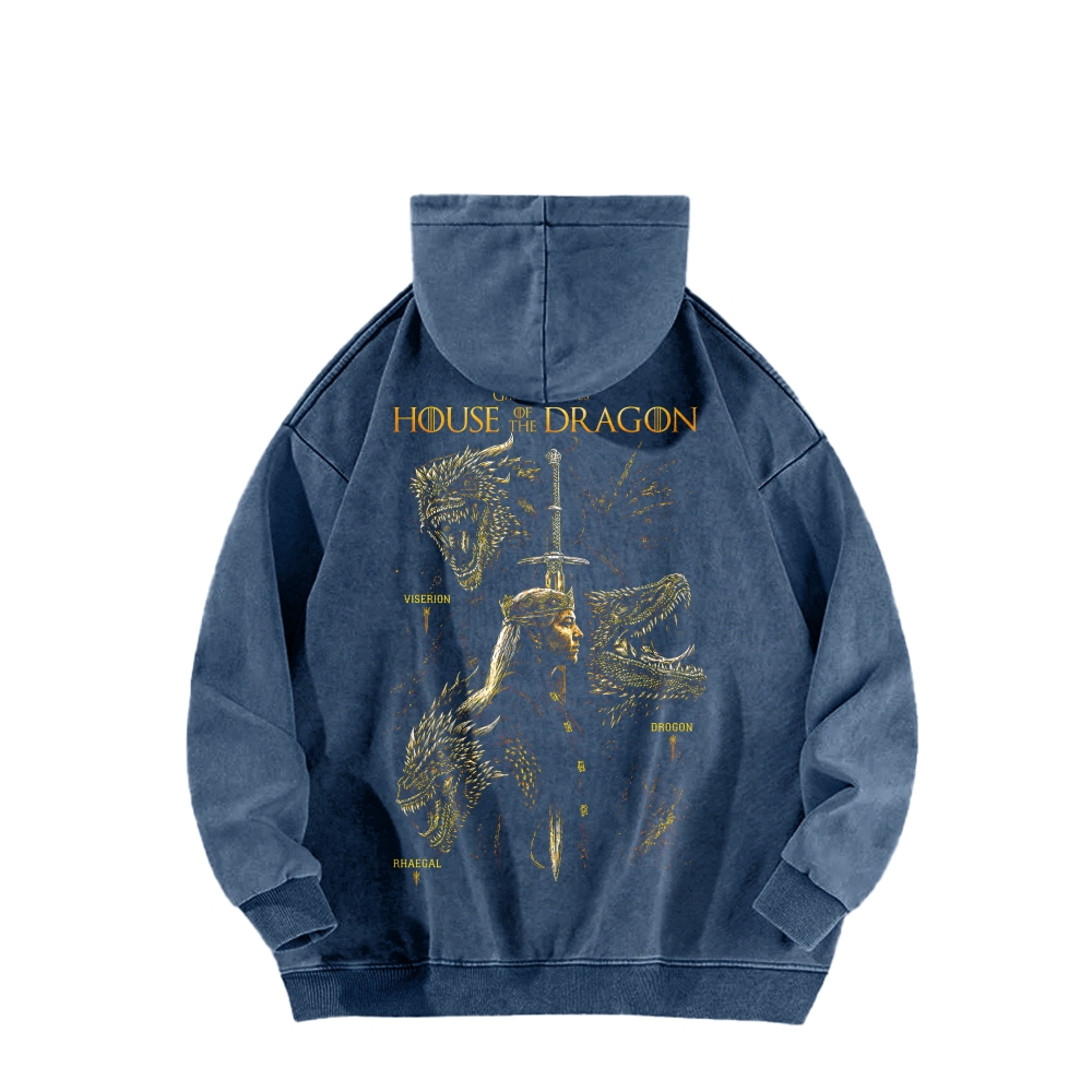 House of the Dragon Unisex washed sweatshirts