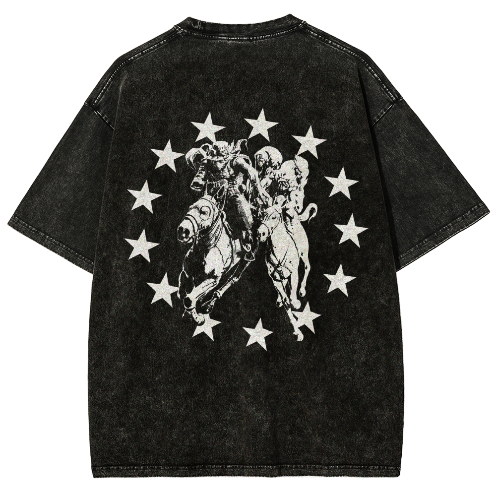 Jojo's Bizarre Adventure Washed T-shirt 2608009399