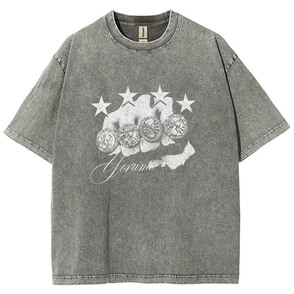 Jojo's Bizarre Adventure Washed T-shirt 2608009399