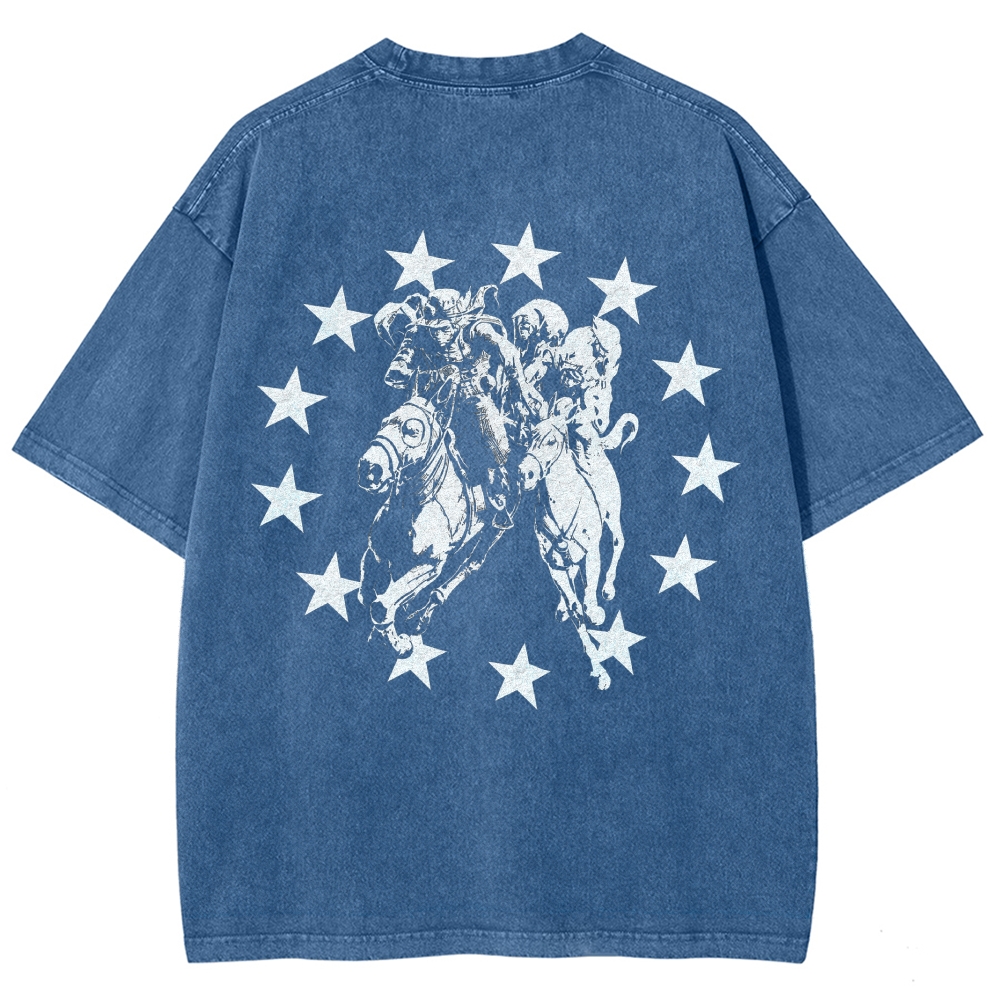 Jojo's Bizarre Adventure Washed T-shirt 2608009399