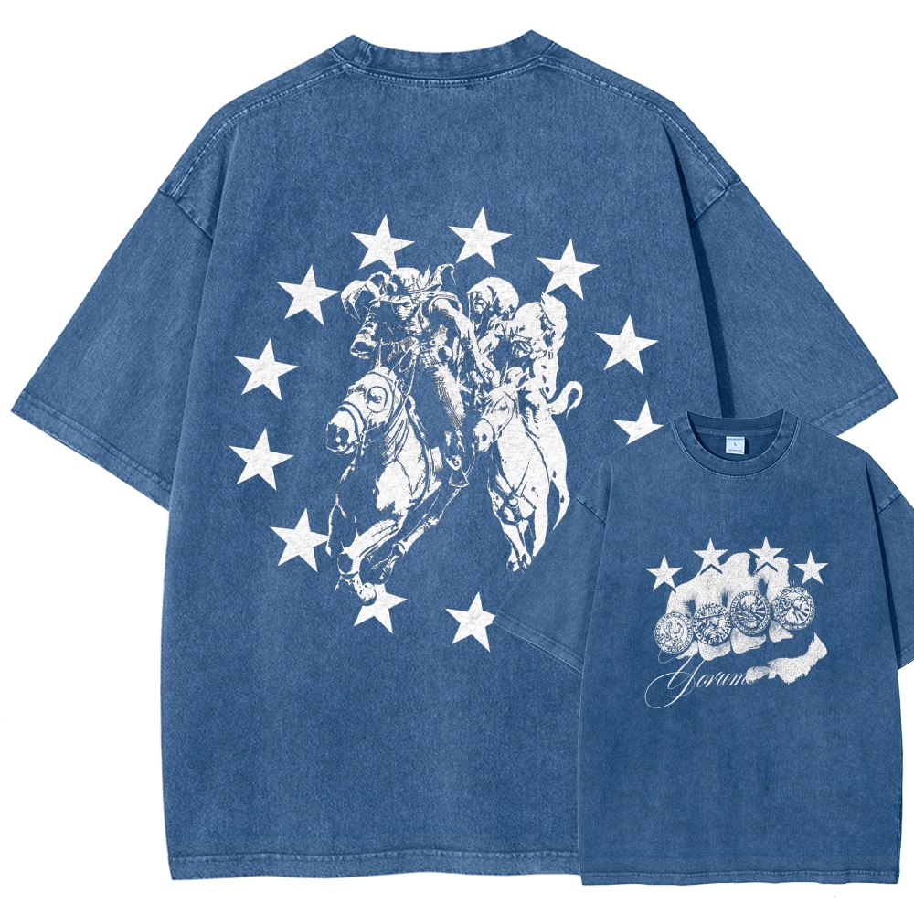 Jojo's Bizarre Adventure Washed T-shirt 2608009399