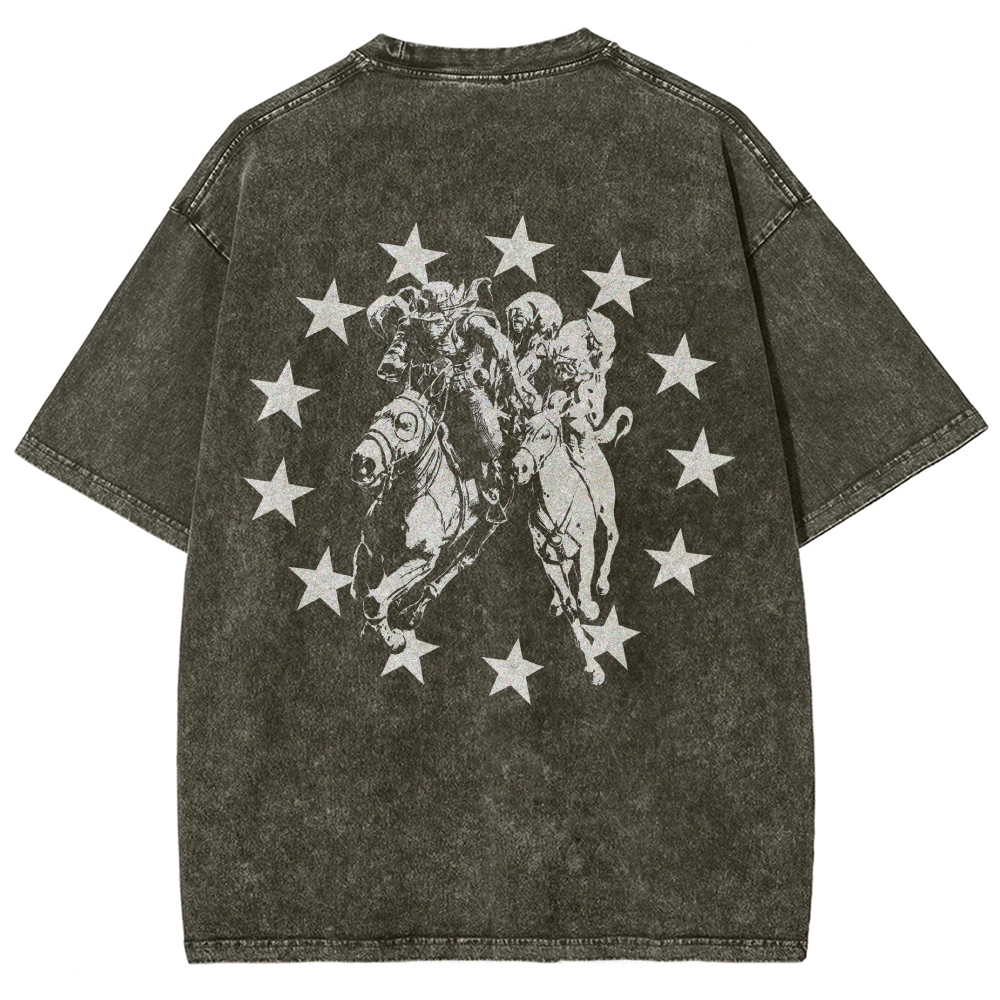 Jojo's Bizarre Adventure Washed T-shirt 2608009399