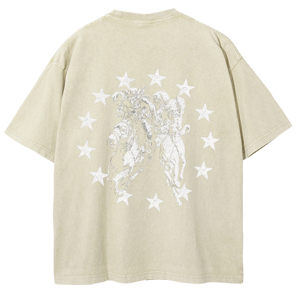 Jojo's Bizarre Adventure Washed T-shirt 2608009399