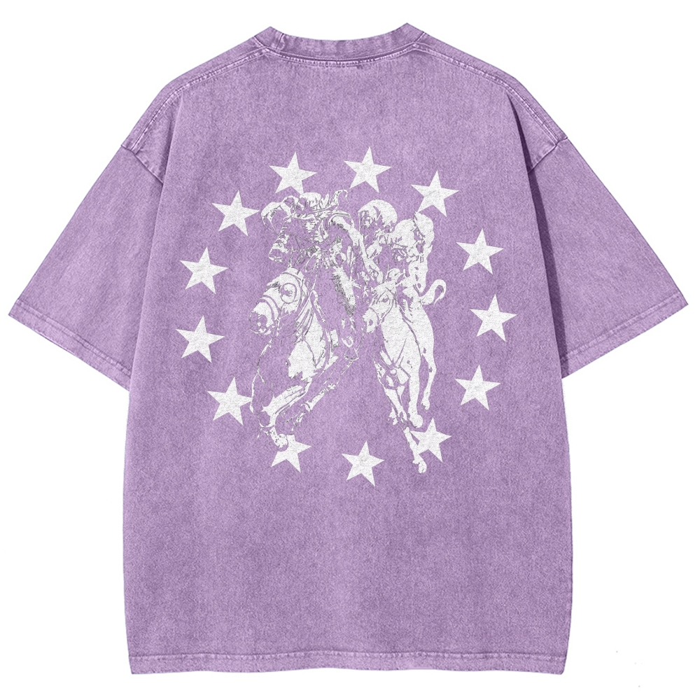 Jojo's Bizarre Adventure Washed T-shirt 2608009399