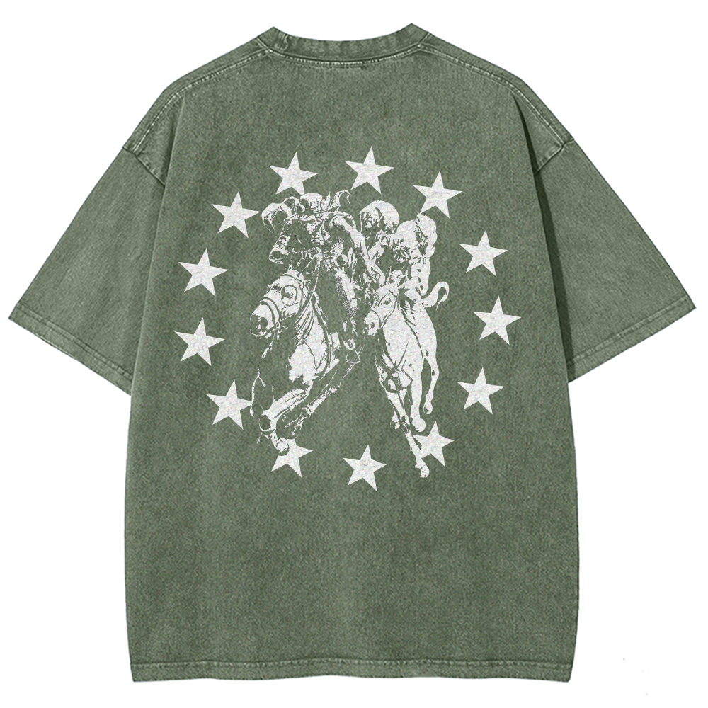 Jojo's Bizarre Adventure Washed T-shirt 2608009399