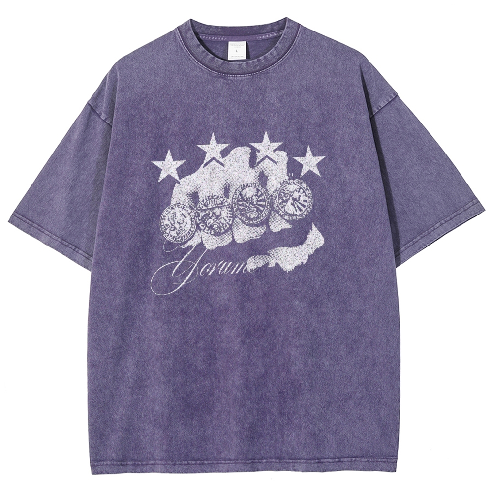 Jojo's Bizarre Adventure Washed T-shirt 2608009399