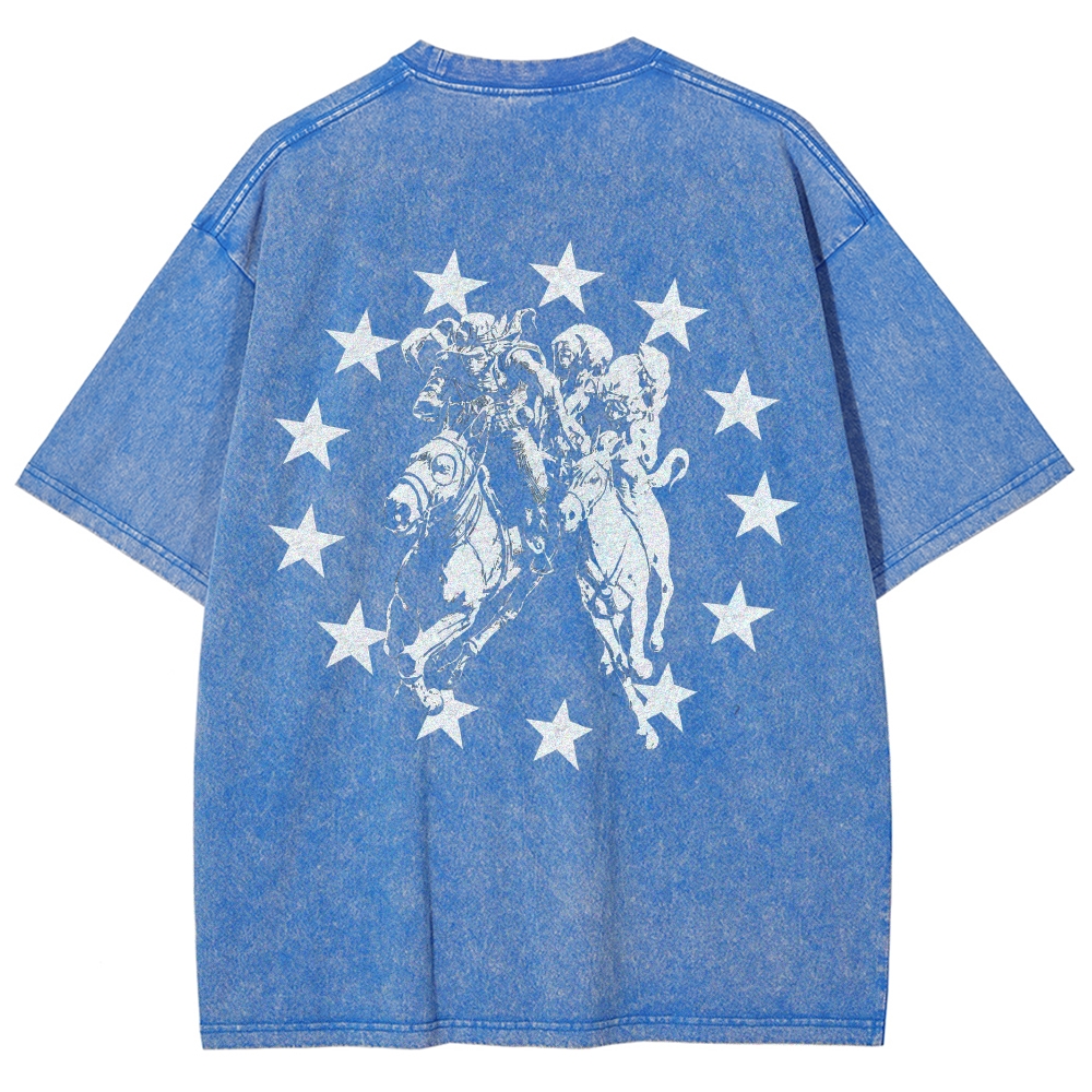 Jojo's Bizarre Adventure Washed T-shirt 2608009399