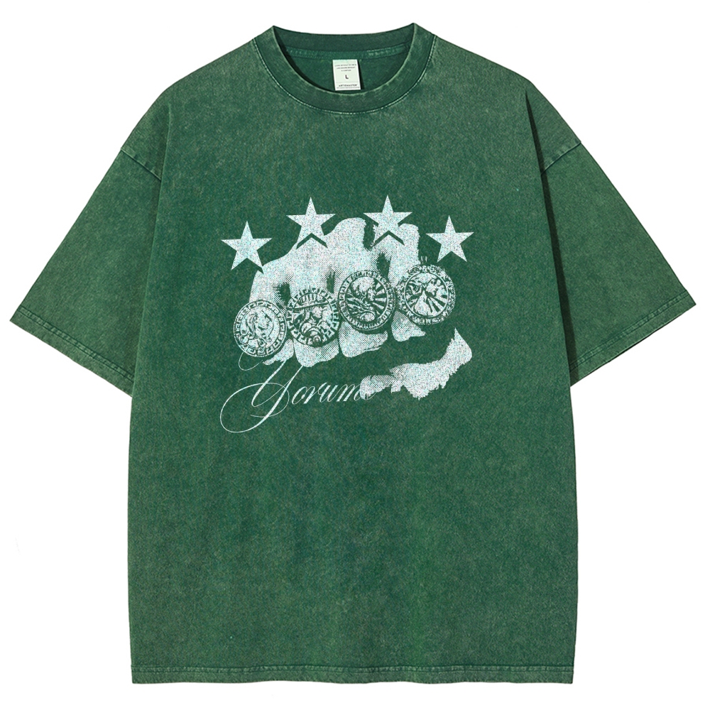 Jojo's Bizarre Adventure Washed T-shirt 2608009399