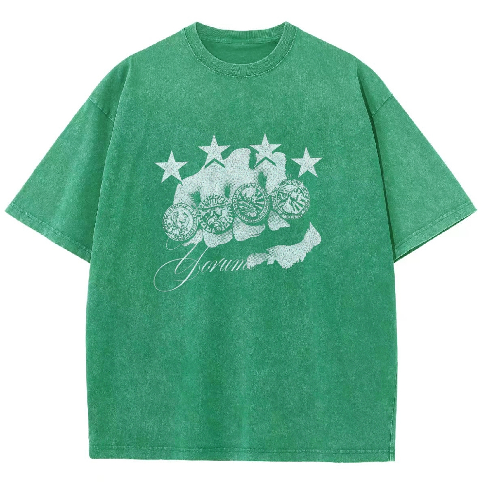 Jojo's Bizarre Adventure Washed T-shirt 2608009399