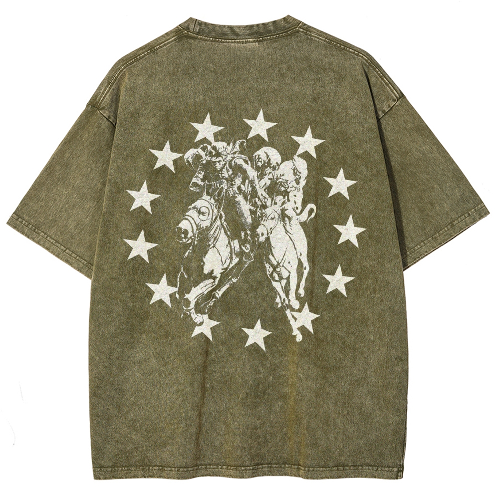 Jojo's Bizarre Adventure Washed T-shirt 2608009399