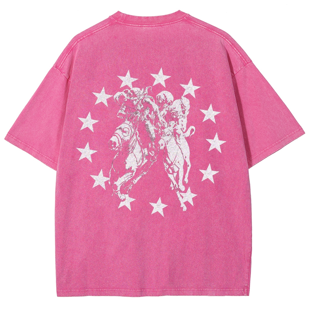 Jojo's Bizarre Adventure Washed T-shirt 2608009399