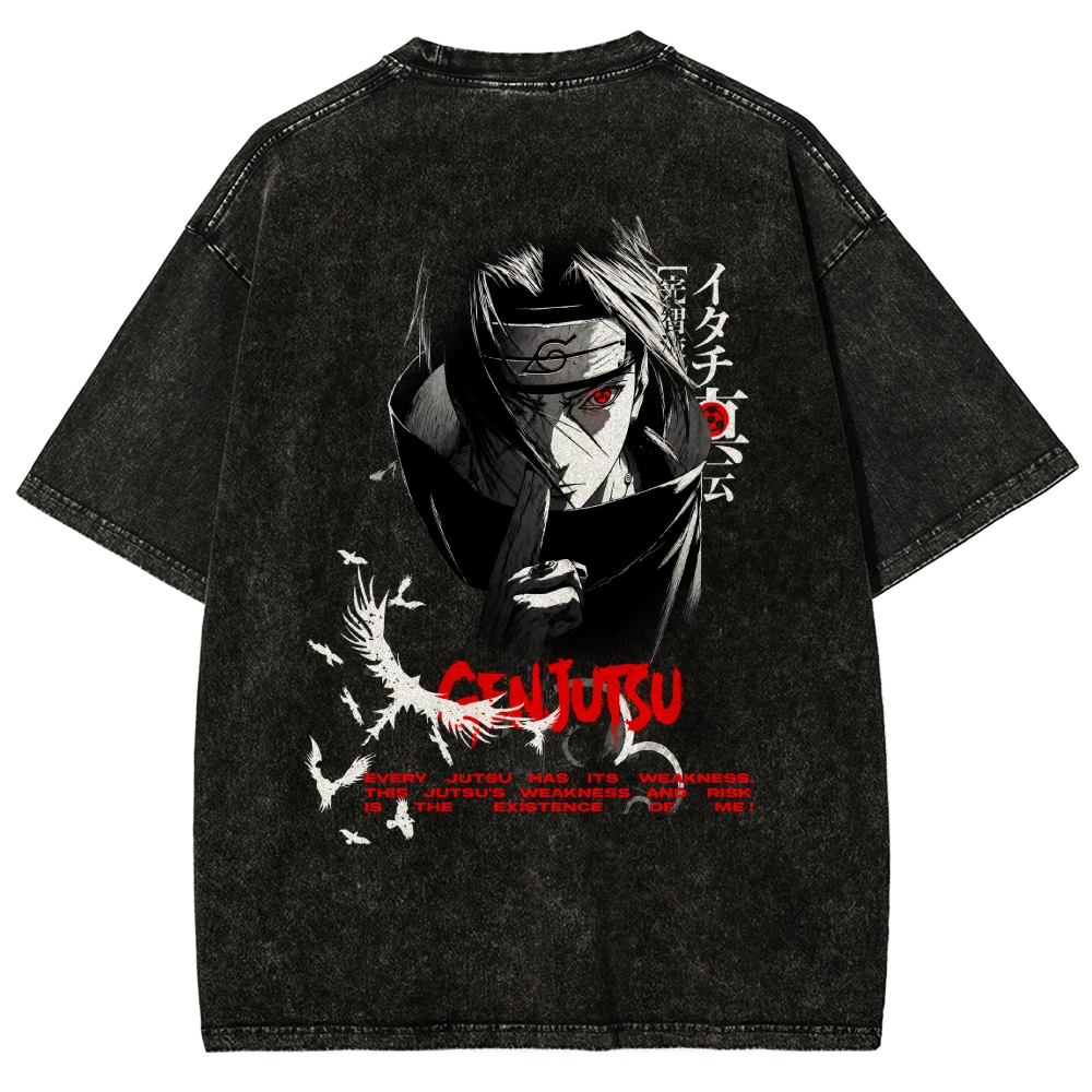 Naruto Washed T-shirt 2608009469