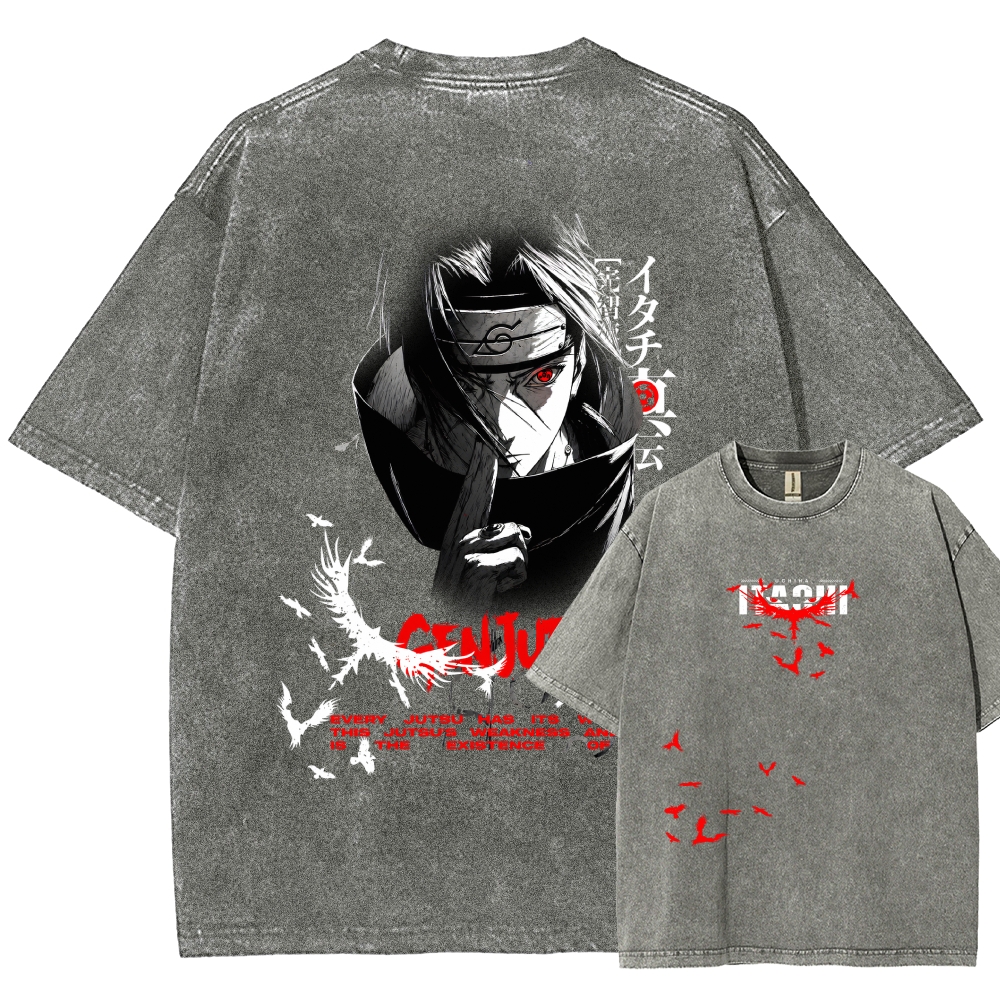 Naruto Washed T-shirt 2608009469