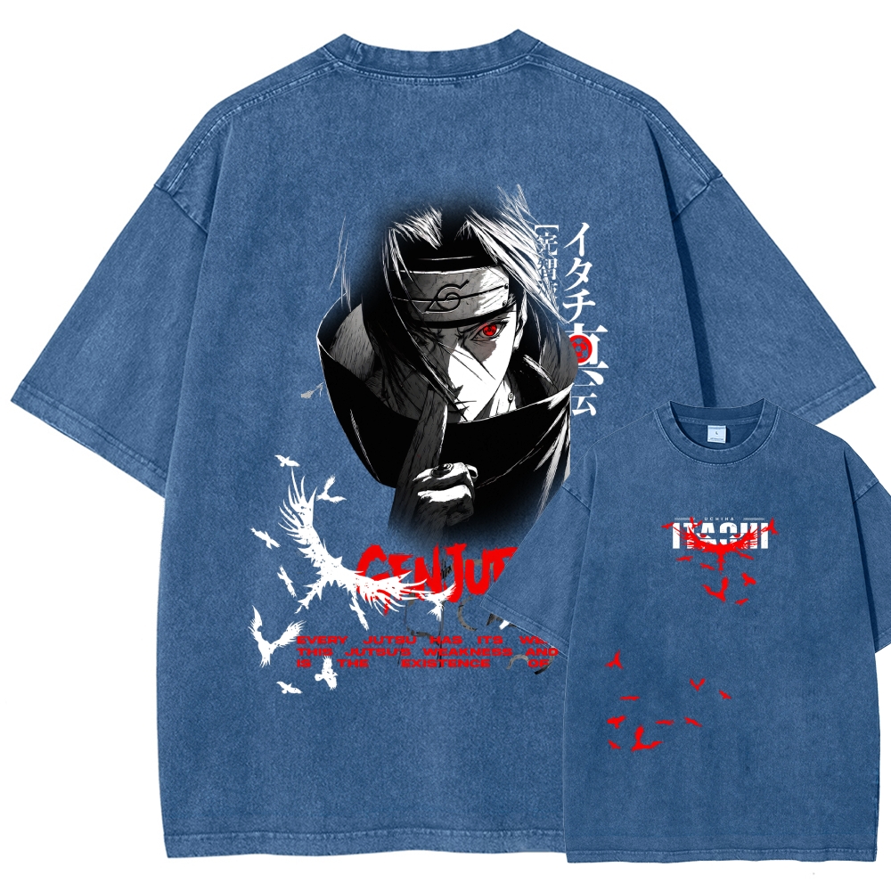 Naruto Washed T-shirt 2608009469