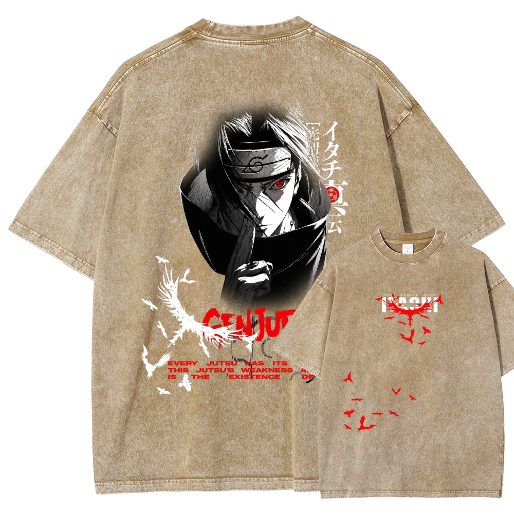 Naruto Washed T-shirt 2608009469