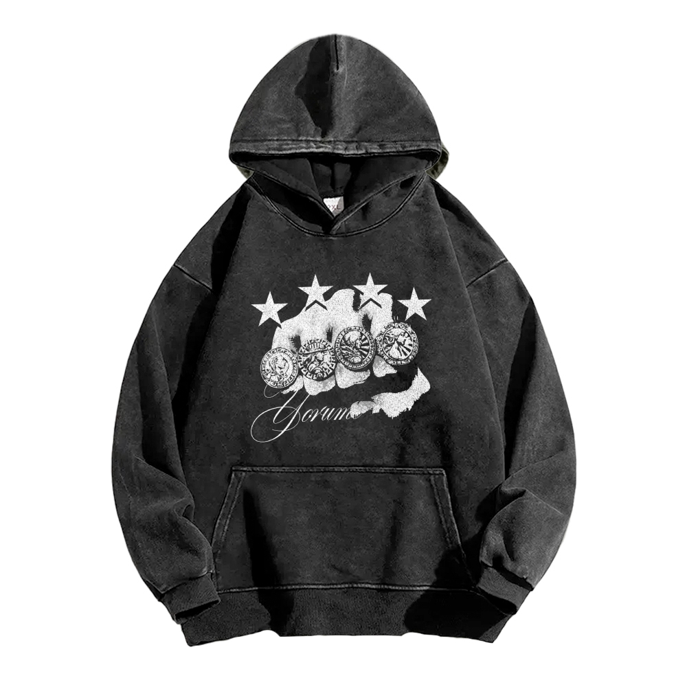 Jojo's Bizarre Adventure Unisex washed sweatshirts