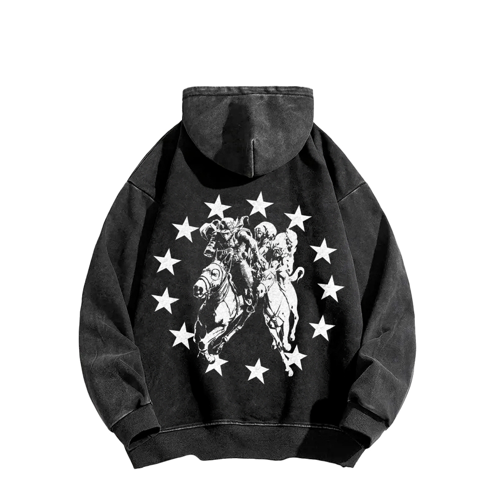 Jojo's Bizarre Adventure Unisex washed sweatshirts