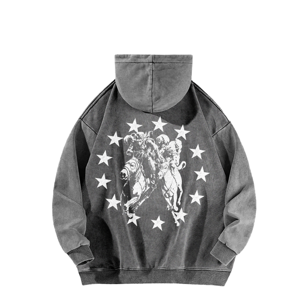 Jojo's Bizarre Adventure Unisex washed sweatshirts