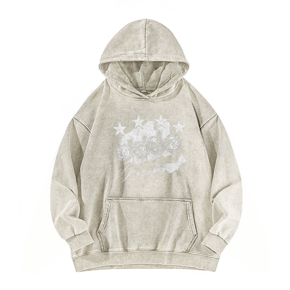 Jojo's Bizarre Adventure Unisex washed sweatshirts