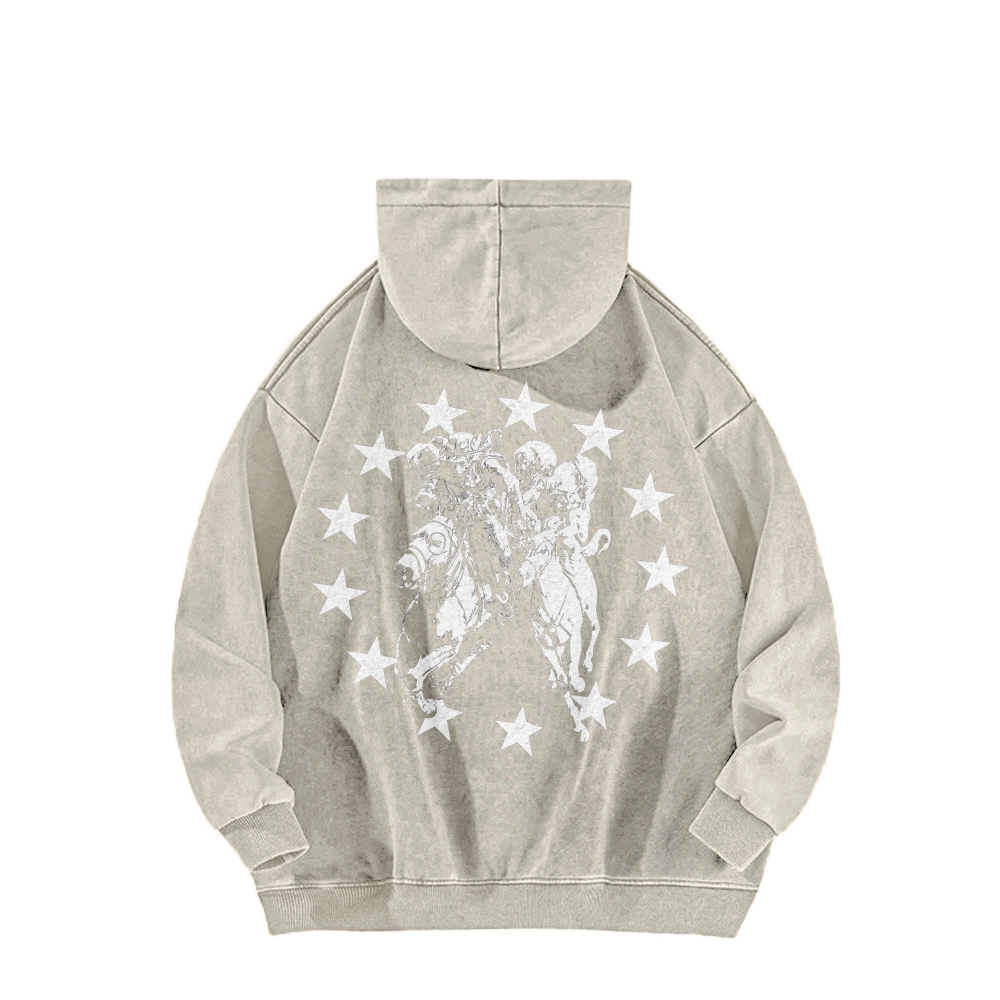 Jojo's Bizarre Adventure Unisex washed sweatshirts